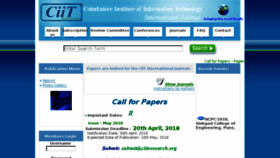 What Ciitresearch.org website looked like in 2018 (6 years ago)
