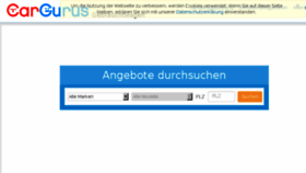 What Cargurus.de website looked like in 2018 (6 years ago)
