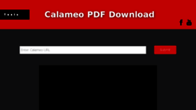 What Calameo-download.tiny-tools.com website looked like in 2018 (6 years ago)