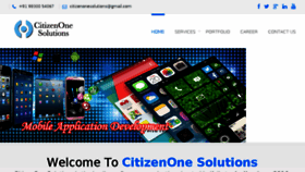 What Citizenone.com website looked like in 2018 (6 years ago)