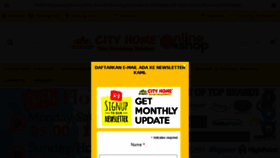 What Cityhomecikarang.com website looked like in 2018 (6 years ago)