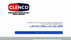 What Clenco.co.nz website looked like in 2018 (6 years ago)