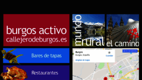 What Callejerodeburgos.es website looked like in 2018 (6 years ago)