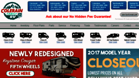 What Colerainrv.com website looked like in 2018 (6 years ago)