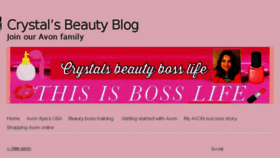 What Crystalsbeautyblog.com website looked like in 2018 (6 years ago)