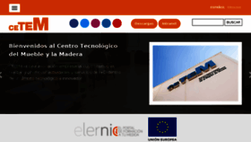 What Cetem.es website looked like in 2018 (6 years ago)