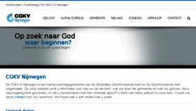 What Cgkv-nijmegen.nl website looked like in 2018 (6 years ago)