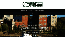 What Citywiderealtor.com website looked like in 2018 (6 years ago)