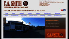 What Casmithlumber.com website looked like in 2018 (6 years ago)