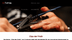 What Clips-frisoer.de website looked like in 2018 (6 years ago)