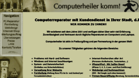What Computerheiler.com website looked like in 2018 (6 years ago)