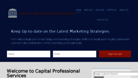 What Capproservices.com website looked like in 2018 (6 years ago)