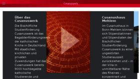 What Cusanuswerk.de website looked like in 2018 (6 years ago)