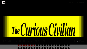 What Curiouscivilian.com website looked like in 2018 (7 years ago)