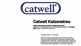 What Catwell.de website looked like in 2018 (6 years ago)
