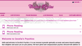 What Cecelia.com.au website looked like in 2018 (6 years ago)
