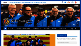What Cttbadalona.cat website looked like in 2018 (6 years ago)