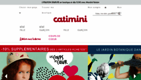 What Catimini.com website looked like in 2018 (6 years ago)