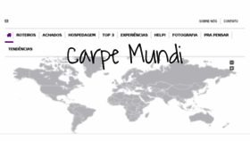 What Carpemundi.com.br website looked like in 2018 (6 years ago)