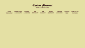 What Chateaumarmont.com website looked like in 2018 (6 years ago)