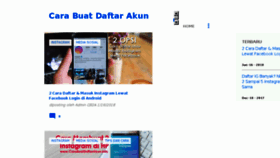 What Carabuatdaftarakun.info website looked like in 2018 (6 years ago)