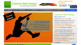 What Cheshire-webdesign.co.uk website looked like in 2018 (6 years ago)