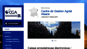 What Cgalsace.fr website looked like in 2018 (6 years ago)