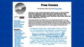 What Covershut.com website looked like in 2018 (6 years ago)
