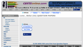 What Csvtuonline.com website looked like in 2018 (6 years ago)
