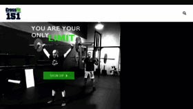 What Crossfit151.com website looked like in 2018 (6 years ago)