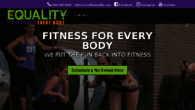 What Crossfitequality.com website looked like in 2018 (6 years ago)