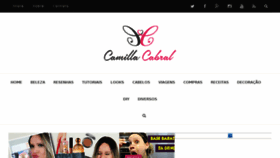 What Camillacabral.com website looked like in 2018 (6 years ago)