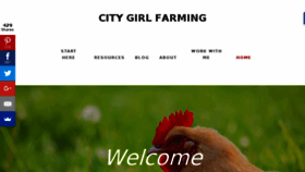 What Citygirlfarming.com website looked like in 2018 (6 years ago)
