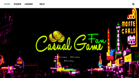 What Casual-game-fan.com website looked like in 2018 (6 years ago)