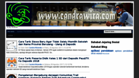 What Candrawira.com website looked like in 2018 (6 years ago)