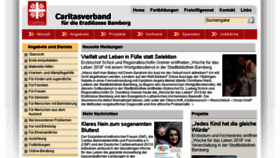 What Caritas-bamberg.de website looked like in 2018 (6 years ago)