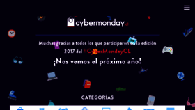 What Cybermonday.cl website looked like in 2018 (6 years ago)