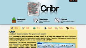 What Cribr.com website looked like in 2018 (6 years ago)