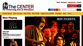 What Centerforperformingarts.org website looked like in 2018 (6 years ago)