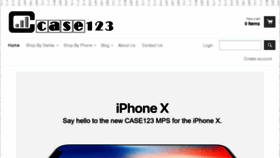 What Case123.com website looked like in 2018 (6 years ago)