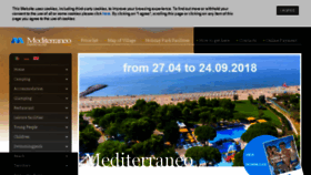 What Campingmediterraneo.it website looked like in 2018 (6 years ago)