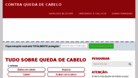 What Contraquedadecabelo.com.br website looked like in 2018 (6 years ago)