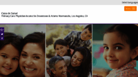 What Casa-de-salud.com website looked like in 2018 (6 years ago)