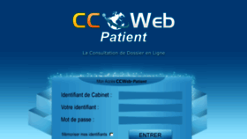 What Ccweb-patient.fr website looked like in 2018 (6 years ago)