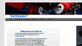 What Climx.de website looked like in 2018 (6 years ago)
