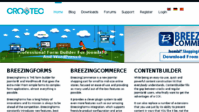 What Crosstec.de website looked like in 2018 (6 years ago)