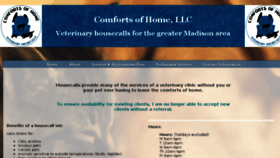 What Comfortsofhomevet.net website looked like in 2018 (6 years ago)