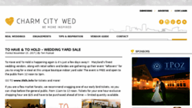 What Charmcitywed.com website looked like in 2018 (6 years ago)