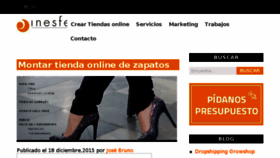 What Calzadospuntocero.com website looked like in 2018 (6 years ago)