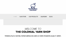 What Colonialyarn.com website looked like in 2018 (6 years ago)